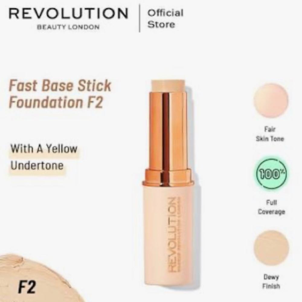 Revolution Makeup Fast Base Foundation Stick - Picture 6 of 8